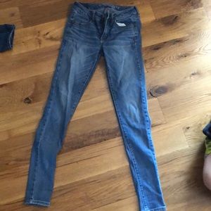 American eagle super stretch jeggings size 4 long